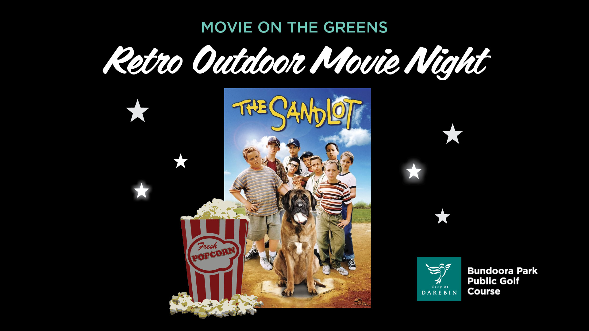 Movie on the Greens The Sandlot Outdoor Retro Movie Night Bundoora